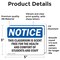 Signmission This Classroom Is Scent Free For The Health, 5 in W x Rectangle, Vinyl Decal OS-2PACK-NS-D-35-L-18593 - alternate 5